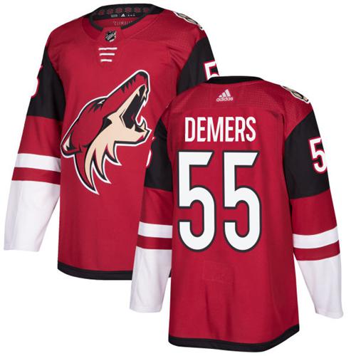 Adidas Men Arizona Coyotes #55 Jason Demers Maroon Home Authentic Stitched NHL Jersey
